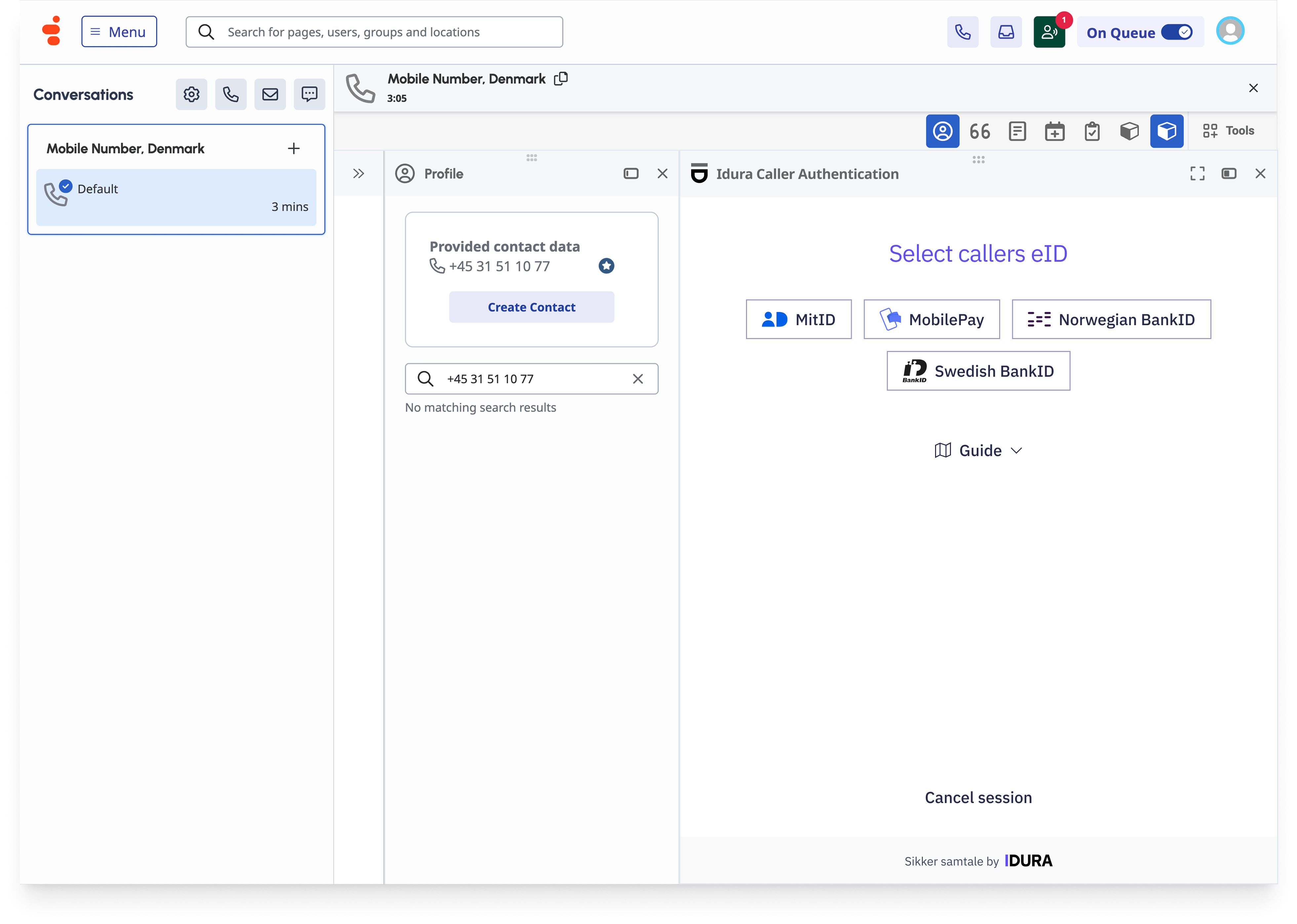 Virksomhedens oplevelse i Genesys_1.-Select-eID-Genesys-with-Idura-agent-tool-1