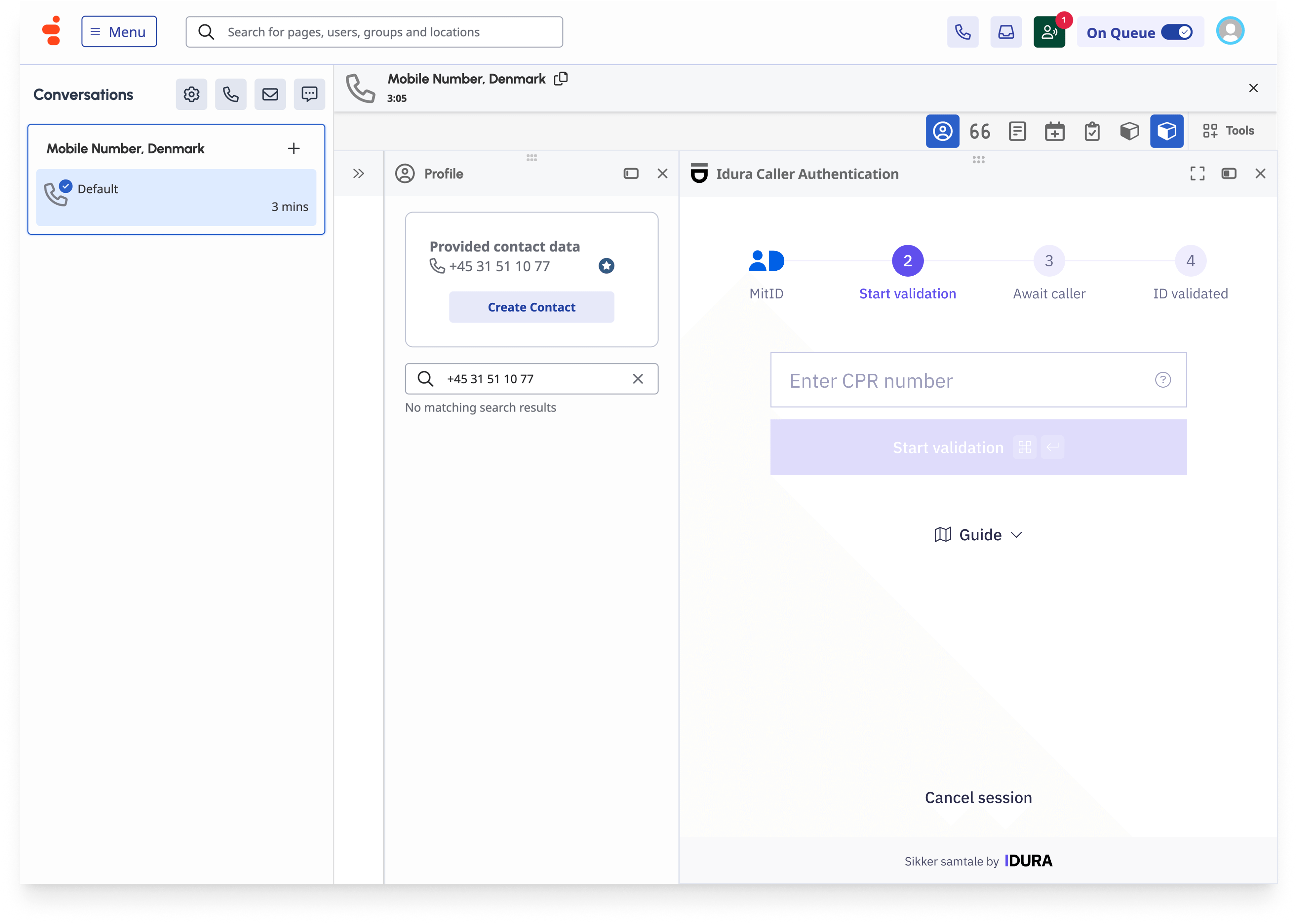 Virksomhedens oplevelse i Genesys_2.-Validate-caller-empty-Genesys-with-Idura-agent-tool-1