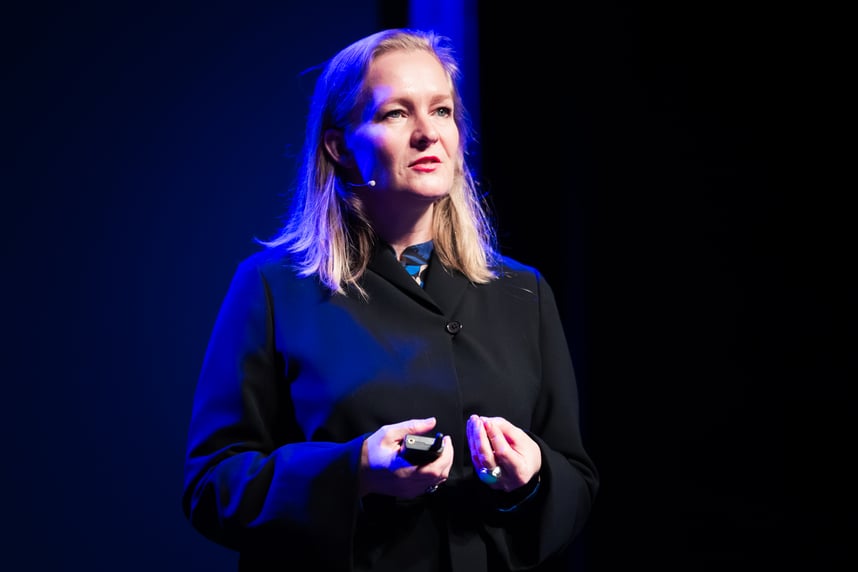 Marietje Schaake on stage