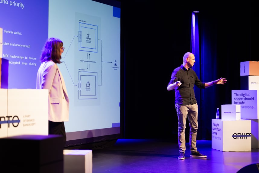 Annemette Broch & Kim Nørskov on stage