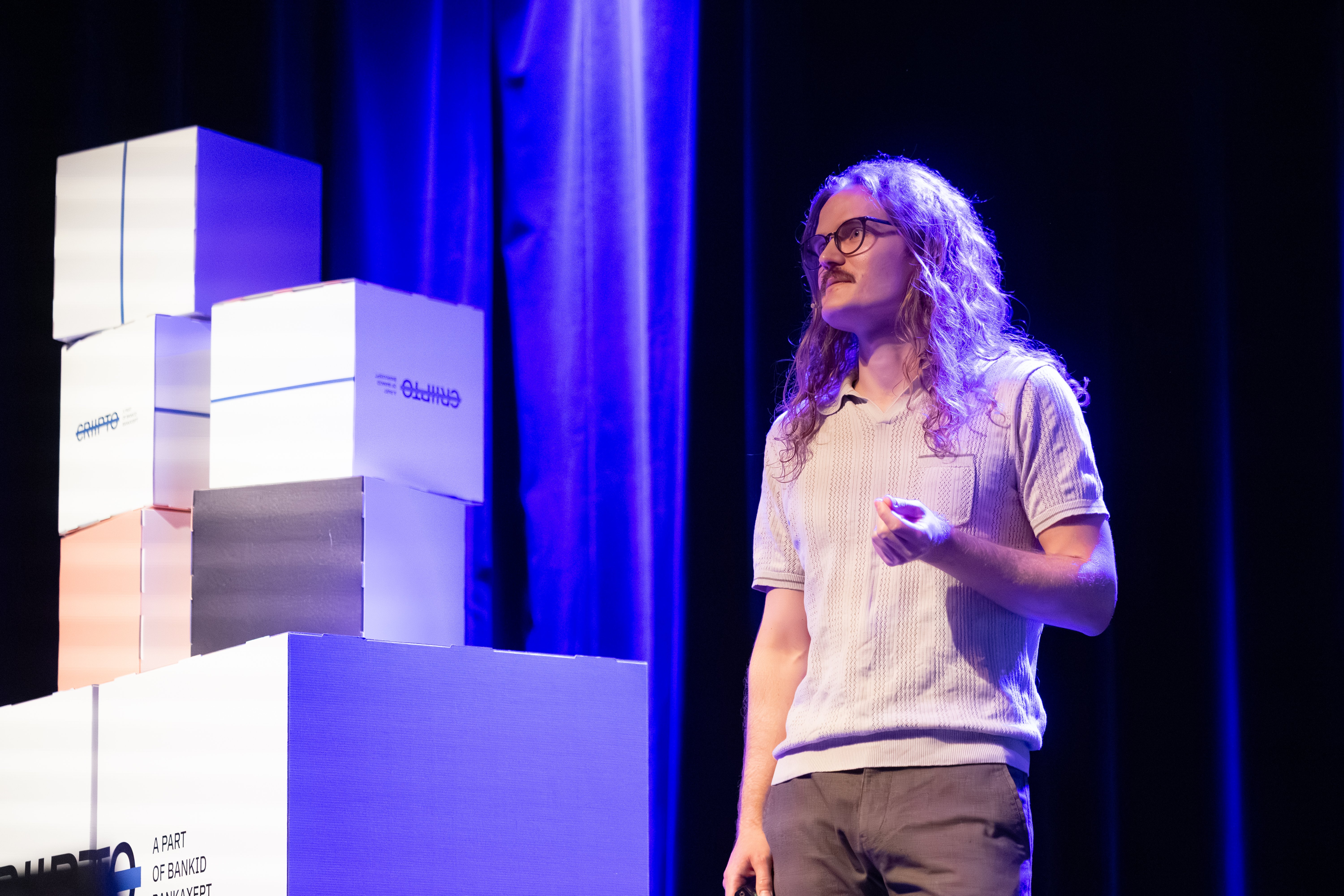 Frederik Krogsdal Jacobsen on stage