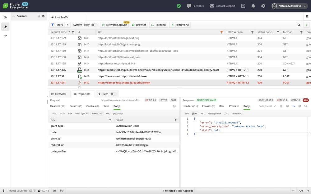How To Use Fiddler to Debug Authentication Flows