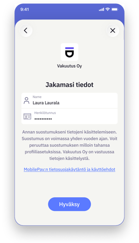 5. Accept sharing