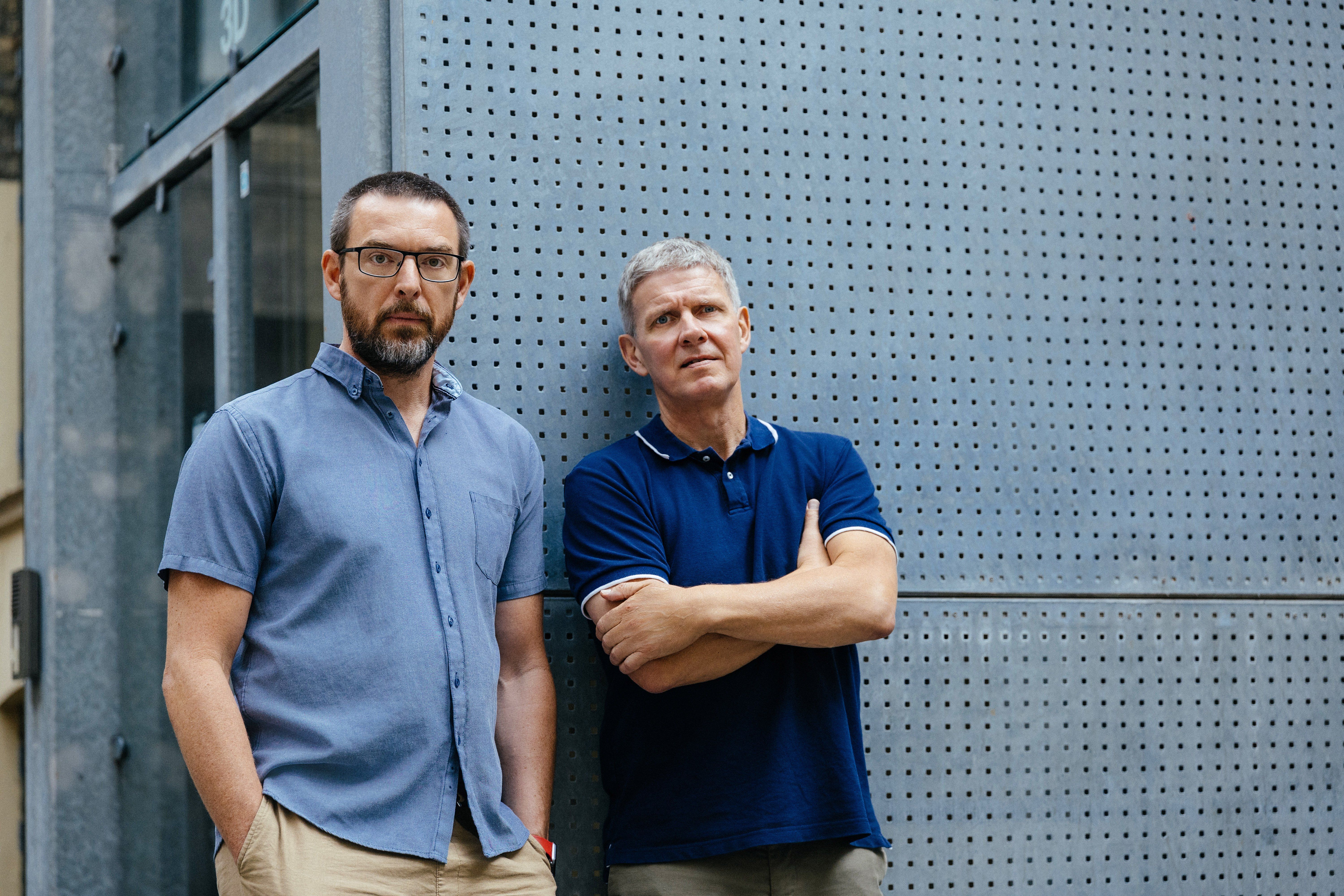 De to stiftere af Idura: Mikkel Christensen, CTO (tv) og Niels Flensted-Jensen, CEO (th)